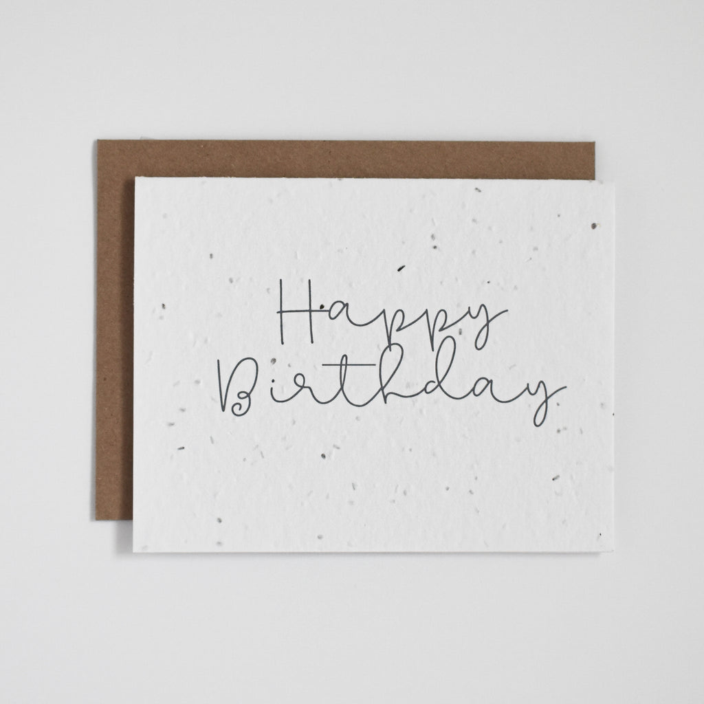 Plantable Greeting Card - Thank you