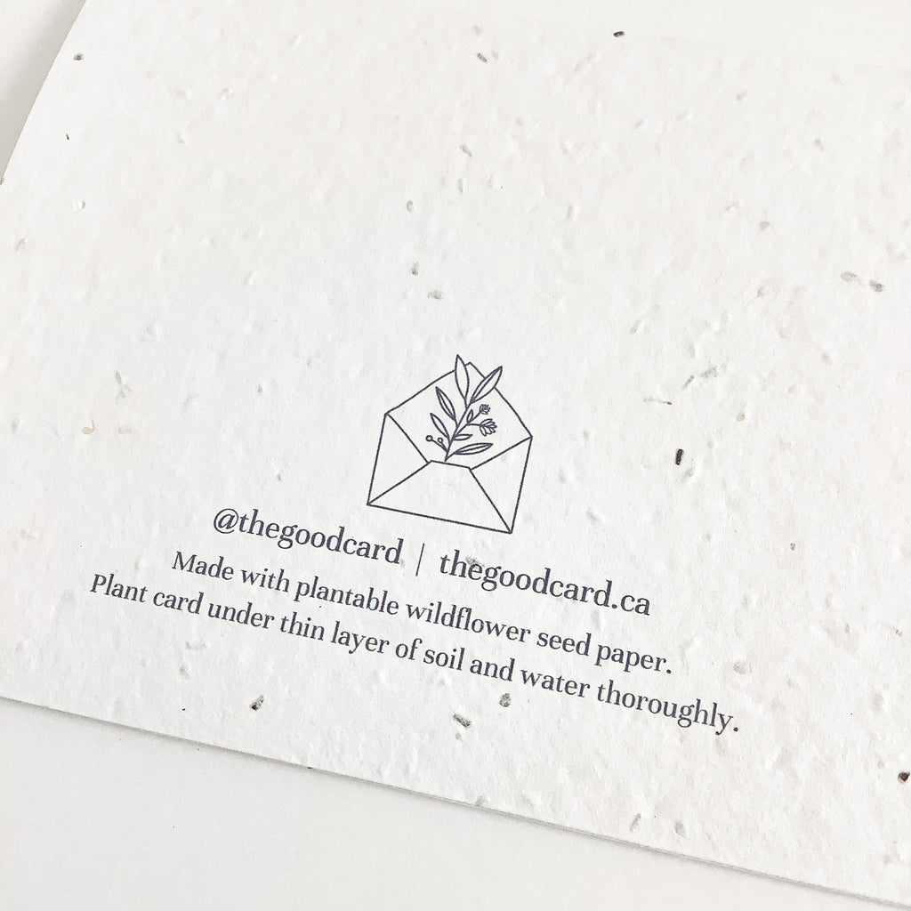 Plantable Greeting Card - Thinking of You