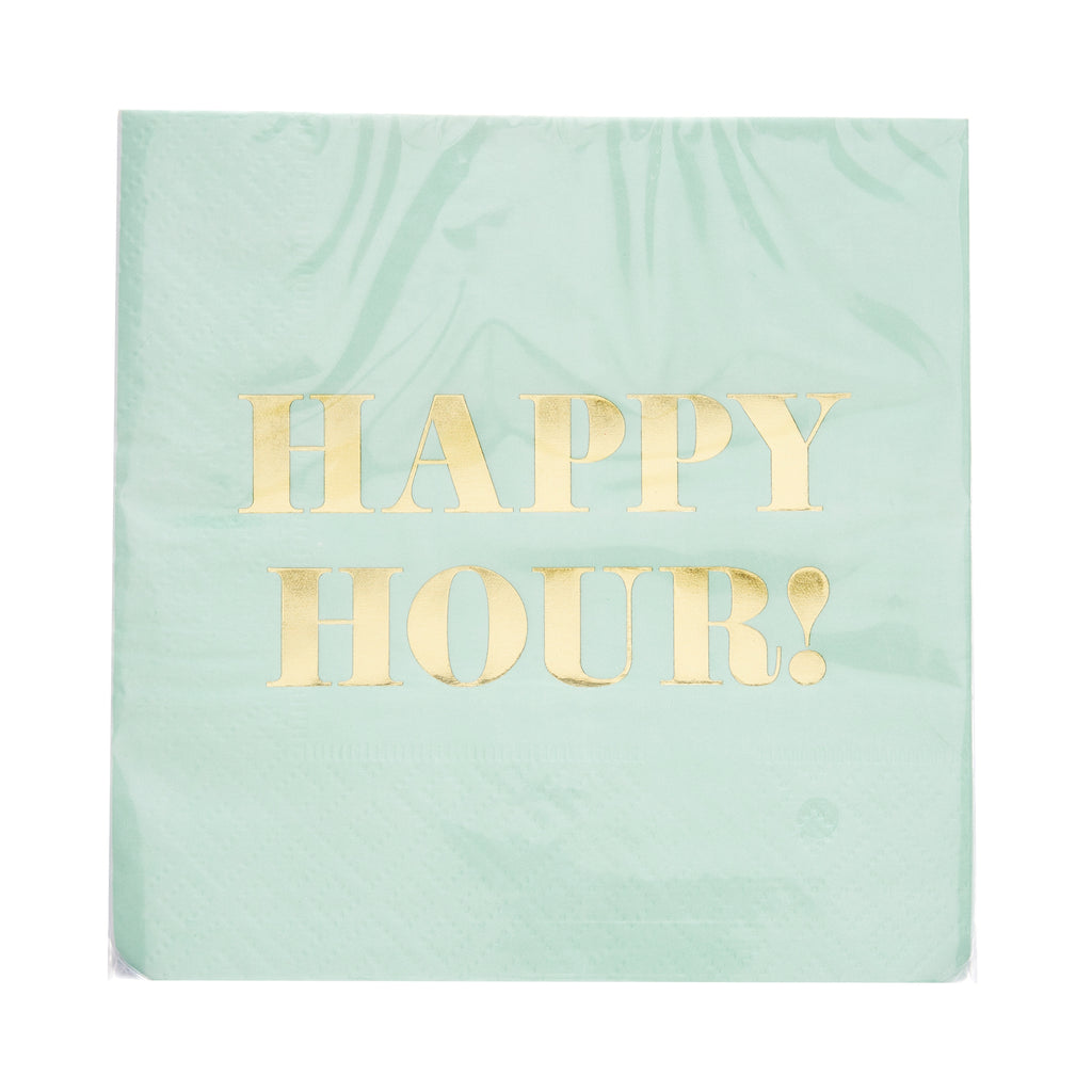 Happy Hour! Cocktail Napkin